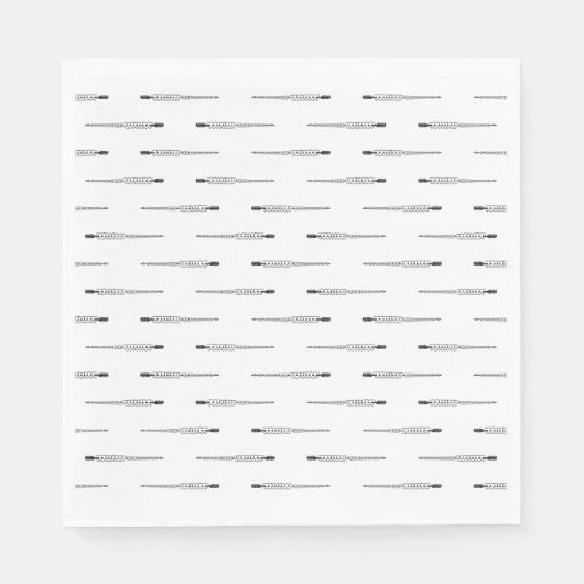 Pfeil durch Herz CUSTOM HINTERGRUNDFARBE Serviette (Vorderseite)