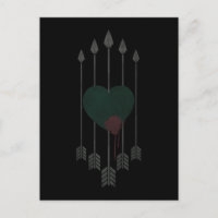 Pfeil | Durch Herz geschossene Pfeile