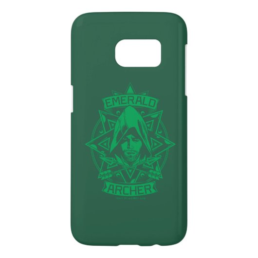 Pfeil | Emerald Archer Graphic Case-Mate Samsung Galaxy Hülle (Rückseite)
