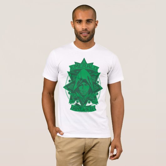 Pfeil | Emerald Archer Graphic T-Shirt (Vorne ganz)