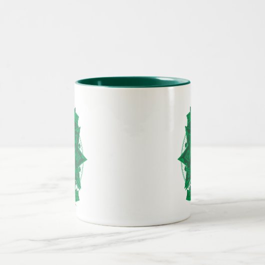 Pfeil | Emerald Archer Graphic Zweifarbige Tasse (Mittel)