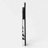 Pfeil-Entwurf - gefärbt Case-Mate iPhone Hülle (Hinten/Links)