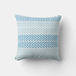 Pfeil Flow Blue Tones Throw Pillow Kissen
