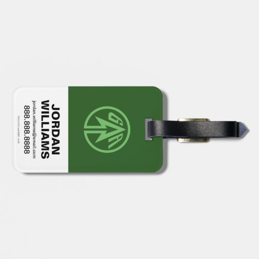 Pfeil | Geniale Level Babe Gepäckanhänger (Rückseite horizontal)