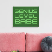 Pfeil | Geniale Level Babe Leinwanddruck (Insitu (Wohnzimmer))