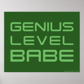 Pfeil | Geniale Level Babe Poster (Vorne)