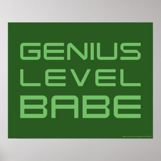 Pfeil | Geniale Level Babe Poster (Vorne)