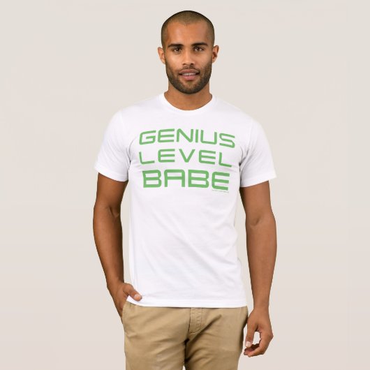 Pfeil | Geniale Level Babe T-Shirt (Vorne ganz)
