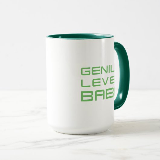 Pfeil | Geniale Level Babe Tasse (VorderseiteRechts)