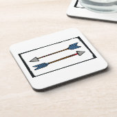 Pfeil Getränkeuntersetzer (Linke Seite)