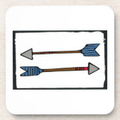 Pfeil Getränkeuntersetzer (Vorderseite)