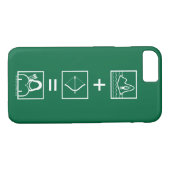 Pfeil | Green Arrow Equation Case-Mate iPhone Hülle (Rückseite (Horizontal))