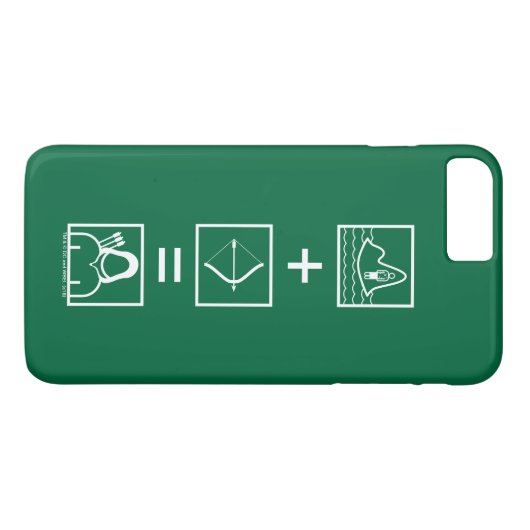 Pfeil | Green Arrow Equation Case-Mate iPhone Hülle (Rückseite (Horizontal))
