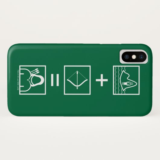 Pfeil | Green Arrow Equation Case-Mate iPhone Hülle (Rückseite (Horizontal))