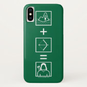 Pfeil | Green Arrow Equation Case-Mate iPhone Hülle (Rückseite)