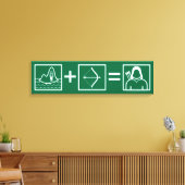 Pfeil | Green Arrow Equation Leinwanddruck (Insitu (Wohnzimmer))