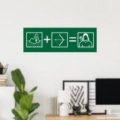 Pfeil | Green Arrow Equation Poster (Heimbüro)