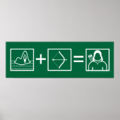 Pfeil | Green Arrow Equation Poster (Vorne)