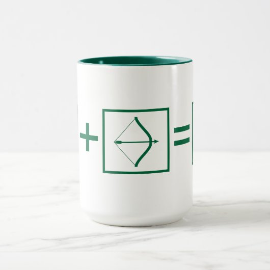Pfeil | Green Arrow Equation Tasse (Zentrum)