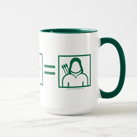 Pfeil | Green Arrow Equation Tasse (Rechts)