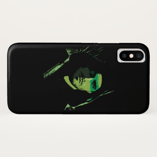 Pfeil | Green Arrow Green stylisierte Cutout Case-Mate iPhone Hülle (Rückseite (Horizontal))