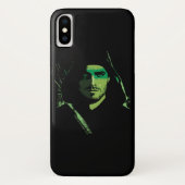 Pfeil | Green Arrow Green stylisierte Cutout Case-Mate iPhone Hülle (Rückseite)