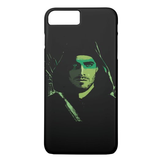 Pfeil | Green Arrow Green stylisierte Cutout Case-Mate iPhone Hülle (Rückseite)