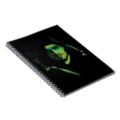 Pfeil | Green Arrow Green stylisierte Cutout Notizblock (Rechte Seite)