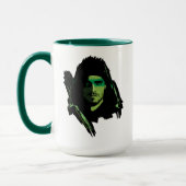 Pfeil | Green Arrow Green stylisierte Cutout Tasse (Links)