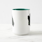 Pfeil | Green Arrow Green stylisierte Cutout Tasse (Zentrum)