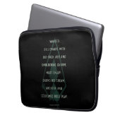 Pfeil | Green Arrow Parody Gewollt Post Laptopschutzhülle (Vorderseite Links)