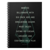 Pfeil | Green Arrow Parody Gewollt Post Notizblock (Vorderseite)