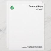 Pfeil - grün briefkopf (Vorne/Hinten)