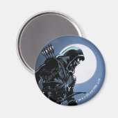 Pfeil | Grüner Pfeil im Mondlicht Magnet (Vorderseite/Rückseite)