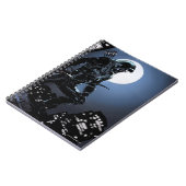 Pfeil | Grüner Pfeil im Mondlicht Notizblock (Linke Seite)