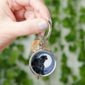 Pfeil | Grüner Pfeil im Mondlicht Schlüsselanhänger (Hand)