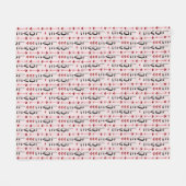 Pfeil, Herz & Liebe Romantisches Design Fleecedecke (Vorderseite (Horizontal))