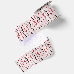 Pfeil, Herz & Liebe Romantisches Design Satinband