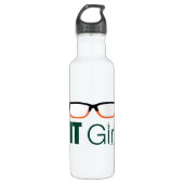 Pfeil | IT Girl Glasses Graphic Edelstahlflasche (Vorderseite)