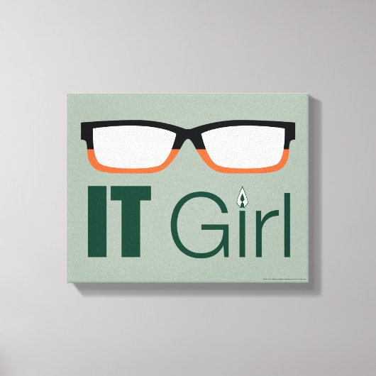 Pfeil | IT Girl Glasses Graphic Leinwanddruck (Vorderseite)