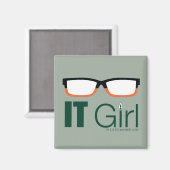 Pfeil | IT Girl Glasses Graphic Magnet (Vorderseite/Rückseite)