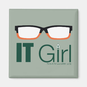 Pfeil   IT Girl Glasses Graphic Magnet