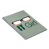 Pfeil | IT Girl Glasses Graphic Notizblock (Rechte Seite)