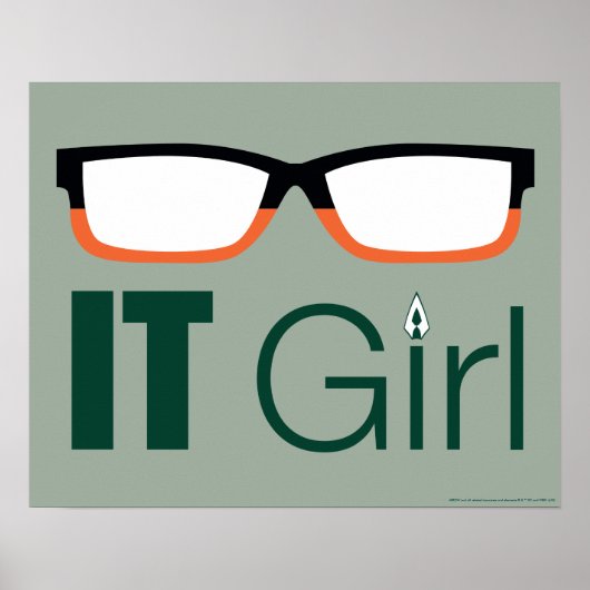 Pfeil | IT Girl Glasses Graphic Poster (Vorne)