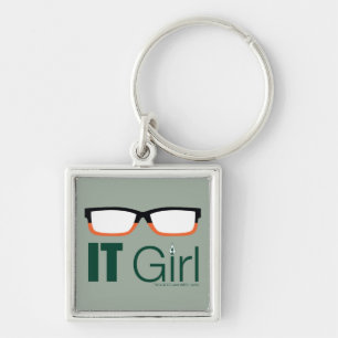 Pfeil   IT Girl Glasses Graphic Schlüsselanhänger