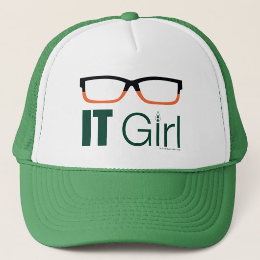 Pfeil | IT Girl Glasses Graphic Truckerkappe (Vorderseite)