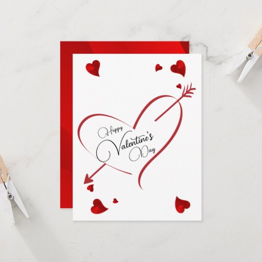 Pfeil Karte (Vorderseite/Rückseite Beispiel)