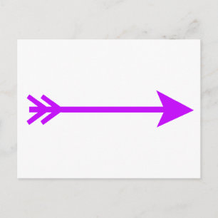 Pfeil Lila Lt Straight The MUSEUM Zazzle Geschenke Postkarte