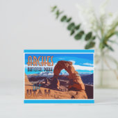 Pfeil nach Postkarte (Stehend Vorderseite)