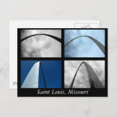 Pfeil nach Postkarte (Vorne/Hinten)